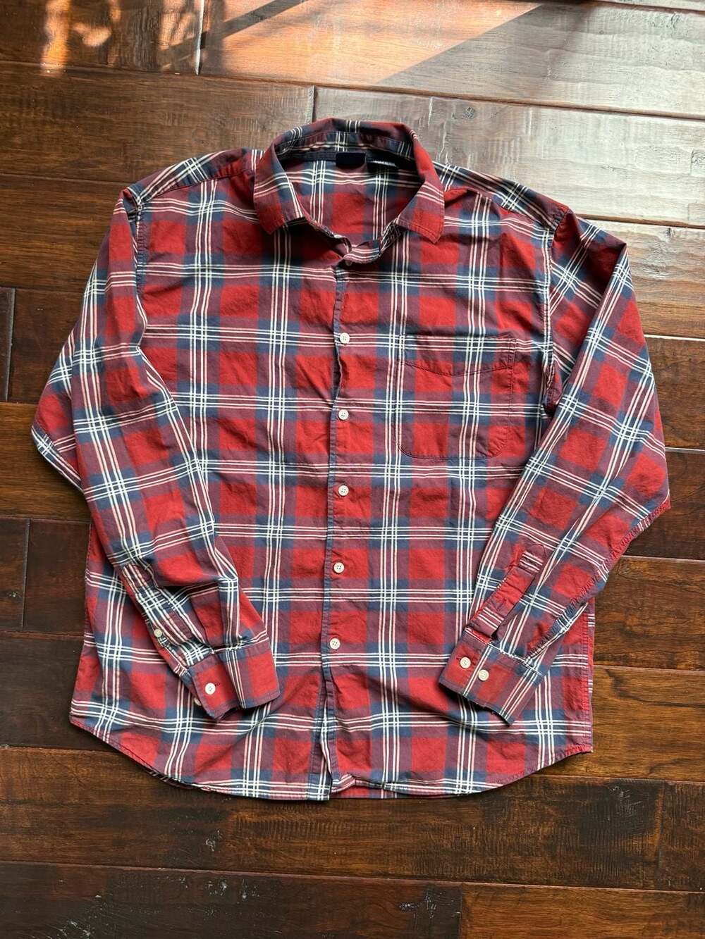 Vintage 90s B.U.M. Equipment Grunge Long Sleeve Button Up Shirt